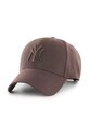 47 brand czapka z daszkiem z dodatkiem wełny MLB New York Yankees z dodatkiem wełny brązowy B.MVPSP17WBP.BWE