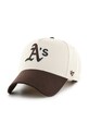 47 brand czapka z daszkiem bawełniana MLB Athletics Sure Shot aplikacja beżowy BCPTN.MDTTC18GWP.BN08