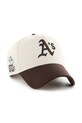 47 brand czapka z daszkiem bawełniana MLB Athletics Sure Shot BCPTN.MDTTC18GWP.BN08 beżowy AA00