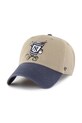 47 brand czapka z daszkiem bawełniana MLB New York Yankees aplikacja zielony B.CARCU17GWS.KH