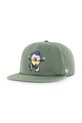 47 brand czapka z daszkiem bawełniana MLB New York Mets aplikacja zielony B.CARRL16GWP.MS