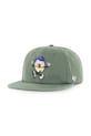 Bavlněná baseballová čepice 47 brand MLB New York Mets bavlna zelená B.CARRL16GWP.MS