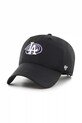 47 brand czapka z daszkiem MLB Los Angeles Dodgers aplikacja czarny B.PSYCU12C0W.BK