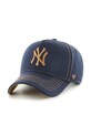 47 brand czapka z daszkiem bawełniana MLB New York Yankees aplikacja granatowy B.CONDT17GWS.NY