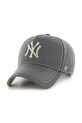 47 brand czapka z daszkiem bawełniana MLB New York Yankees aplikacja szary B.CONDT17GWS.CC