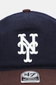 47 brand czapka z daszkiem z dodatkiem wełny MLB New York Mets B.CHSHT16WIP.NY granatowy AA00