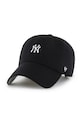 Καπέλο με γείσο και προσθήκη μαλλιού 47 brand MLB New York Yankees με προσθήκη μαλλιού μαύρο B.PBRCU17WIS.BK