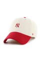 47 brand czapka z daszkiem bawełniana MLB New York Yankees aplikacja beżowy B.TCBRT17EWS.NTB