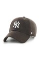 47 brand czapka z daszkiem MLB New York Yankees aplikacja brązowy B.TCDCU17IWS.BW