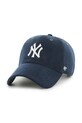 47 brand czapka z daszkiem bawełniana MLB New York Yankees aplikacja granatowy B.TCDCU17IWS.NY