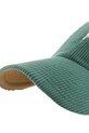 Akcesoria 47 brand czapka sztruksowa Dog Cord Base Runner XXD.THCBR16EWS.DG zielony