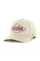 Βαμβακερό καπέλο του μπέιζμπολ 47 brand MLB New York Yankees απλικέ μπεζ B.CAIRN17DHP.K0