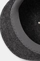 Kangol kaszkiet z wełną WOOL PANEL 575 K3771.FL034 szary