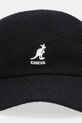 Kangol czapka z daszkiem z wełną SPACECAP K3660.BK001 czarny AA00