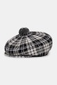 Kangol kaszkiet z domieszką wełny HERITAGE z domieszką wełny szary K3778.BC020