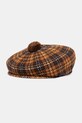 Kangol gyapjú keverék sapka HERITAGE mintás barna K3778.EC230