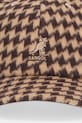 Kangol czapka z daszkiem BLOCK ZIG K5471.BR204 brązowy AA00