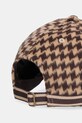 Akcesoria Kangol czapka z daszkiem BLOCK ZIG K5471.BR204 brązowy