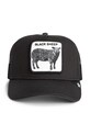 Goorin Bros czapka z daszkiem z dodatkiem bawełny Black Sheep Trucker 101.2457 czarny AA00