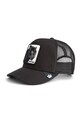 Goorin Bros czapka z daszkiem z dodatkiem bawełny Panther Trucker aplikacja czarny 101.2450