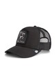 Goorin Bros czapka z daszkiem z dodatkiem bawełny Raging Trucker aplikacja czarny 101.2535