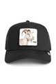 Goorin Bros czapka z daszkiem z dodatkiem bawełny Him Trucker 101.2456 czarny AA00