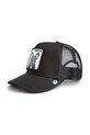 Goorin Bros czapka z daszkiem z dodatkiem bawełny Frenchie Trucker aplikacja czarny 101.2536