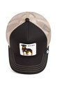 Goorin Bros czapka z daszkiem z dodatkiem bawełny Bad Boy Trucker 101.2538 czarny
