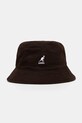 Kangol kapelusz bawełniany WASHED BUCKET brązowy K4224HT.CB226