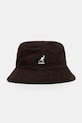 Kangol kapelusz bawełniany WASHED BUCKET brązowy K4224HT.CB226