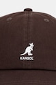 Kangol czapka z daszkiem bawełniana WASHED BASEBALL K5165HT.CB226 brązowy AA00