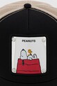 Шапка с козирка Capslab x Peanuts CL.PEA6.1.PCTNAW6B черен AA00
