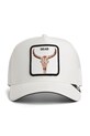 Goorin Bros šiltovka trucker Faux Leather Bull Skull 101.2953 biela AA00