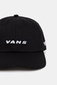 Vans czapka baseballowa bawełniana VN000QA6BLK1 czarny AA00