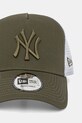 New Era czapka z daszkiem bawełniana LEAGUE ESSENTIAL 9FORTY® EF TRUCKER 60675517 zielony AA00