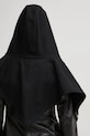 Ruslan Baginskiy kaptur wełniany HOD033.W.FLT czarny