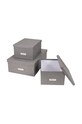 Living și dormitor Bigso Box of Sweden set de cutii de depozitare Inge (3-pack) 811354141 gri