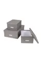 Bigso Box of Sweden zestaw pudełek do przechowywania Inge (3-pack) Drewno, Papier