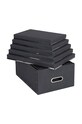 Bigso Box of Sweden set de cutii de depozitare Joachim (5-pack) 5515C6849 negru AA00
