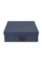 μπλε Κουτί αποθήκευσης Bigso Box of Sweden Oskar Unisex