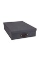 Κουτί αποθήκευσης Bigso Box of Sweden Oskar 9451C6849LEA648 μαύρο AA00