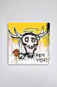sárga Nuuna jegyzetfüzet Hey You! by Myriam Beltz XL Uniszex