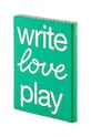 Lifestyle Σημειωματάριο Nuuna Write Love Play 56383 πράσινο