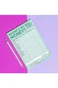 πολύχρωμο Εβδομαδιαίος σχεδιασμός προϋπολογισμού Where's My Money Weekly Budget Tracker Pad