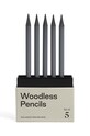 Karst set de creioane 2B 5-pack KA.Pencils.Grey.5pk.v2 bej AA00