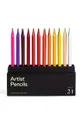 πολύχρωμο Ένα σετ κηρομπογιές σε θήκη Karst Artist-Pencils 24-pack Unisex