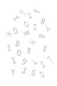 Буквы и цифры для досок Design Letters белый 20203101WHITE
