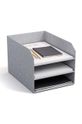 Organizator za dokumente Bigso Box of Sweden Trey 8711C6201 siva AA00