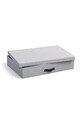 Úložný box Bigso Box of Sweden A6 Sverker 9341C6249LEA648 šedá AA00