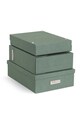 Lifestyle Organizator za dokumente Bigso Box of Sweden Holger 5-pack 4915C1639 tirkizna